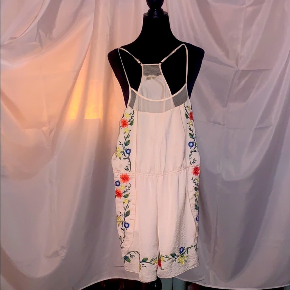 Spaghetti strap romper